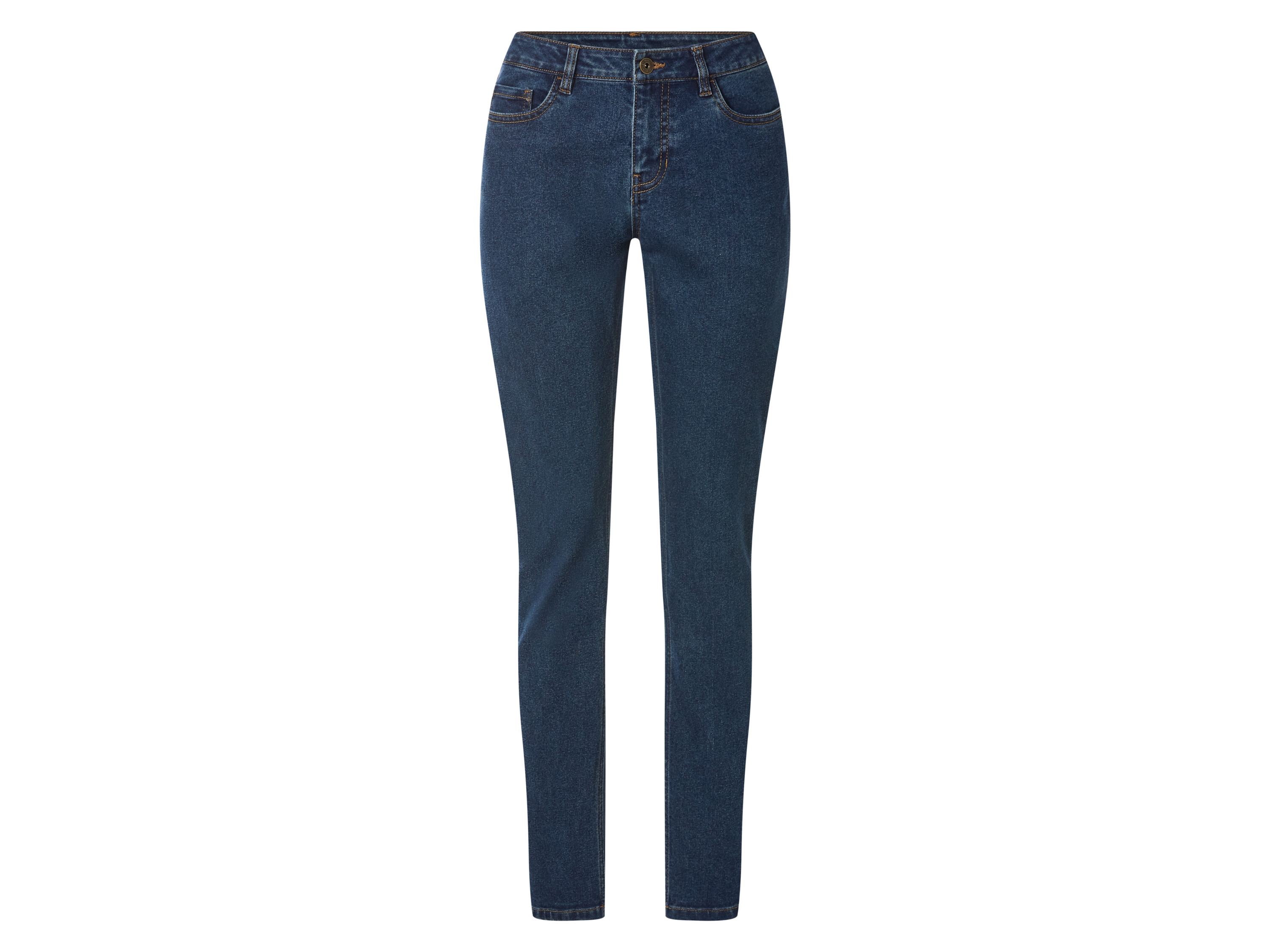 ESMARA® Jeansy Super Skinny Fit damskie (Niebieski, 36)