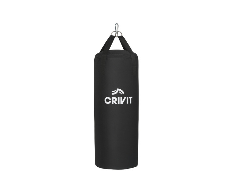 Czarny worek treningowy Crivit.