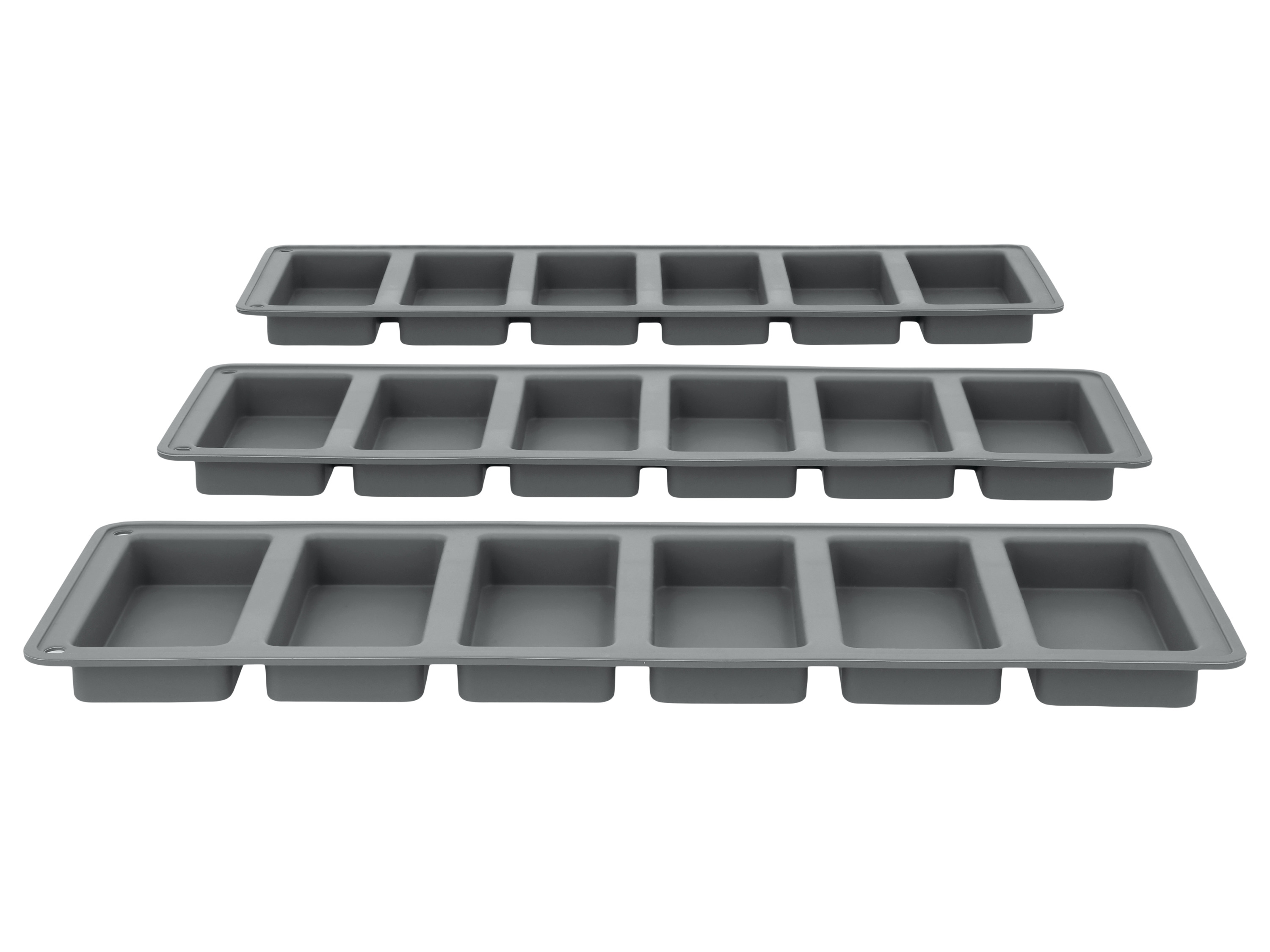 SILVERCREST® Zestaw silikonowych form do batonów / Zestaw silikonowych mat do pieczenia (Zestaw 3 form do pieczenia batonów)