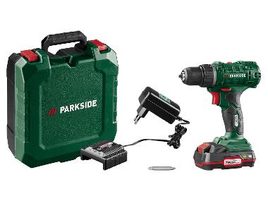 PARKSIDE® Akumulatorowa wiertarko-wkrętarka 20 V, PBSSA 20-Li A1 (z akumulatorem i ładowarką)
