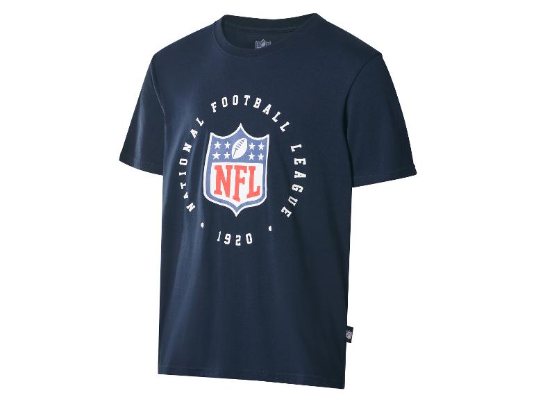 Granatowa koszulka NFL z klasycznym logo i napisem „NATIONAL FOOTBALL LEAGUE 1920”