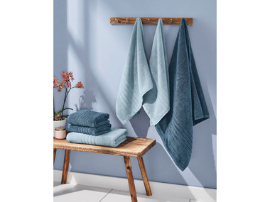 LIVARNO home Komplet 2 ręczników frotte, 50 x 100 cm