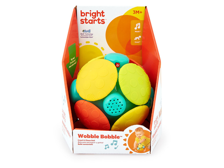 Pełny ekran: Bright Starts™ Piłka oball Wobble Bobble, z wesołymi dźwiękami - zdjęcie 6