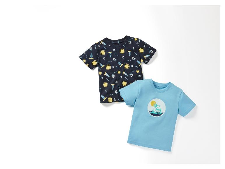 T-shirty dziecięce z bawełny, 2 sztuki