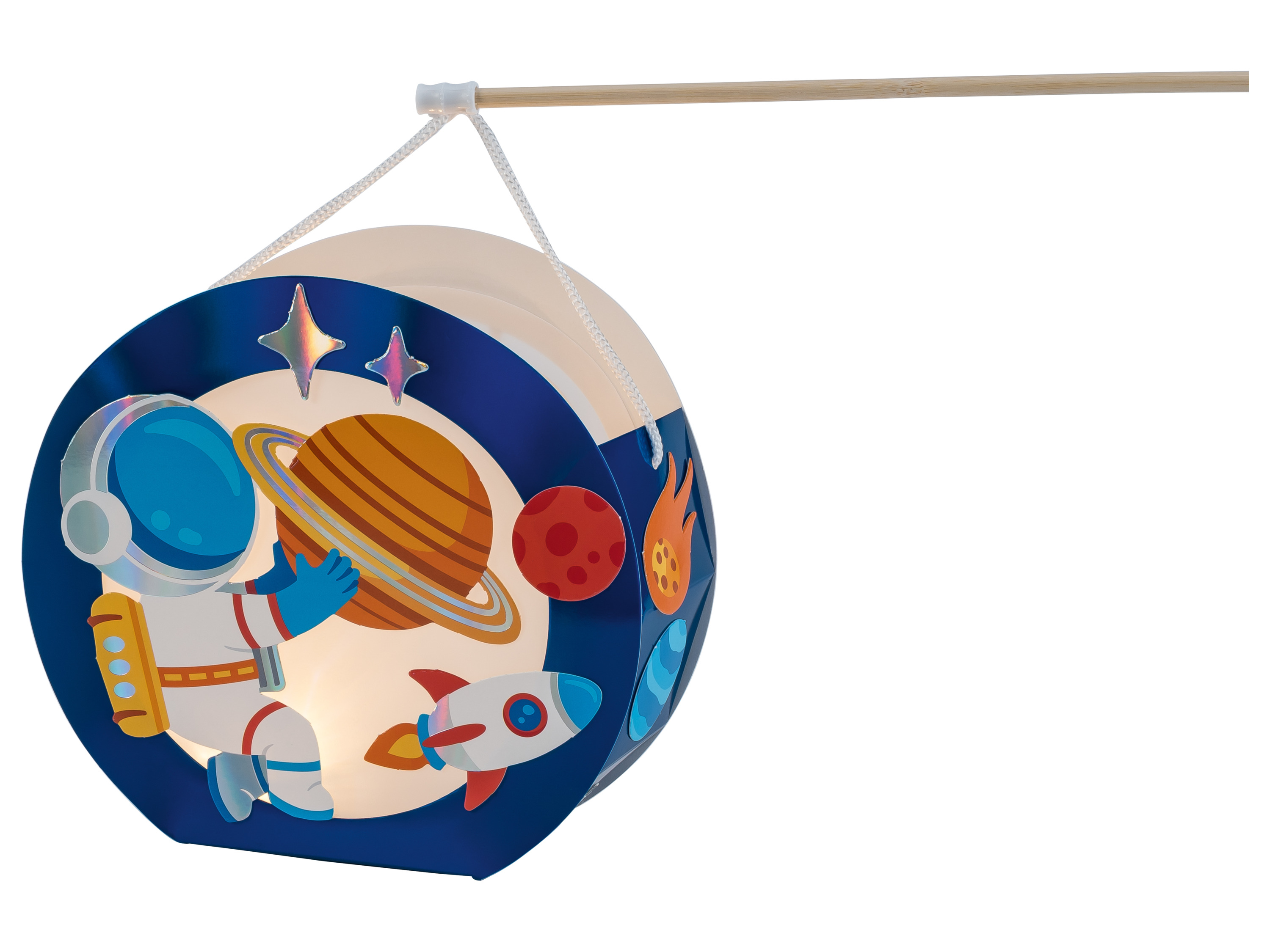 CRELANDO® Zestaw do samodzielnego wykonania lampionu (Astronauta)