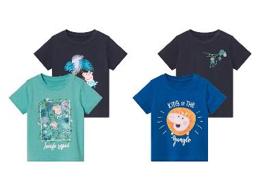 T-shirty dziecięce z bawełny, 2 sztuki