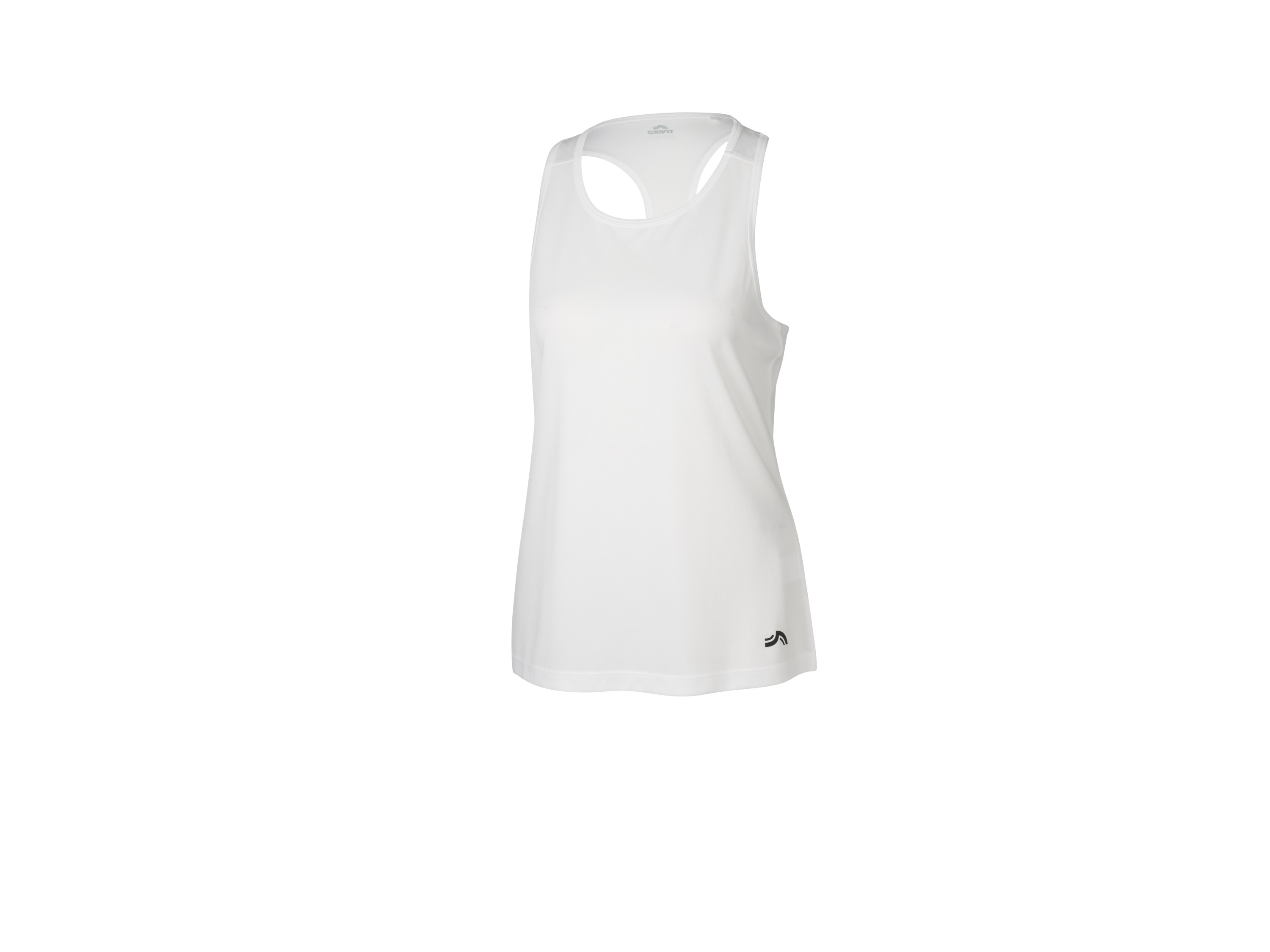 CRIVIT Top funkcyjny damski  (Biały, XS (32/34))