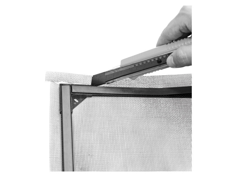 Pełny ekran: LIVARNO home Magnetyczna moskitiera na okno, 110 x 130 cm - zdjęcie 3