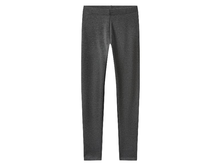 Ciemnoszare bawełniane legginsy