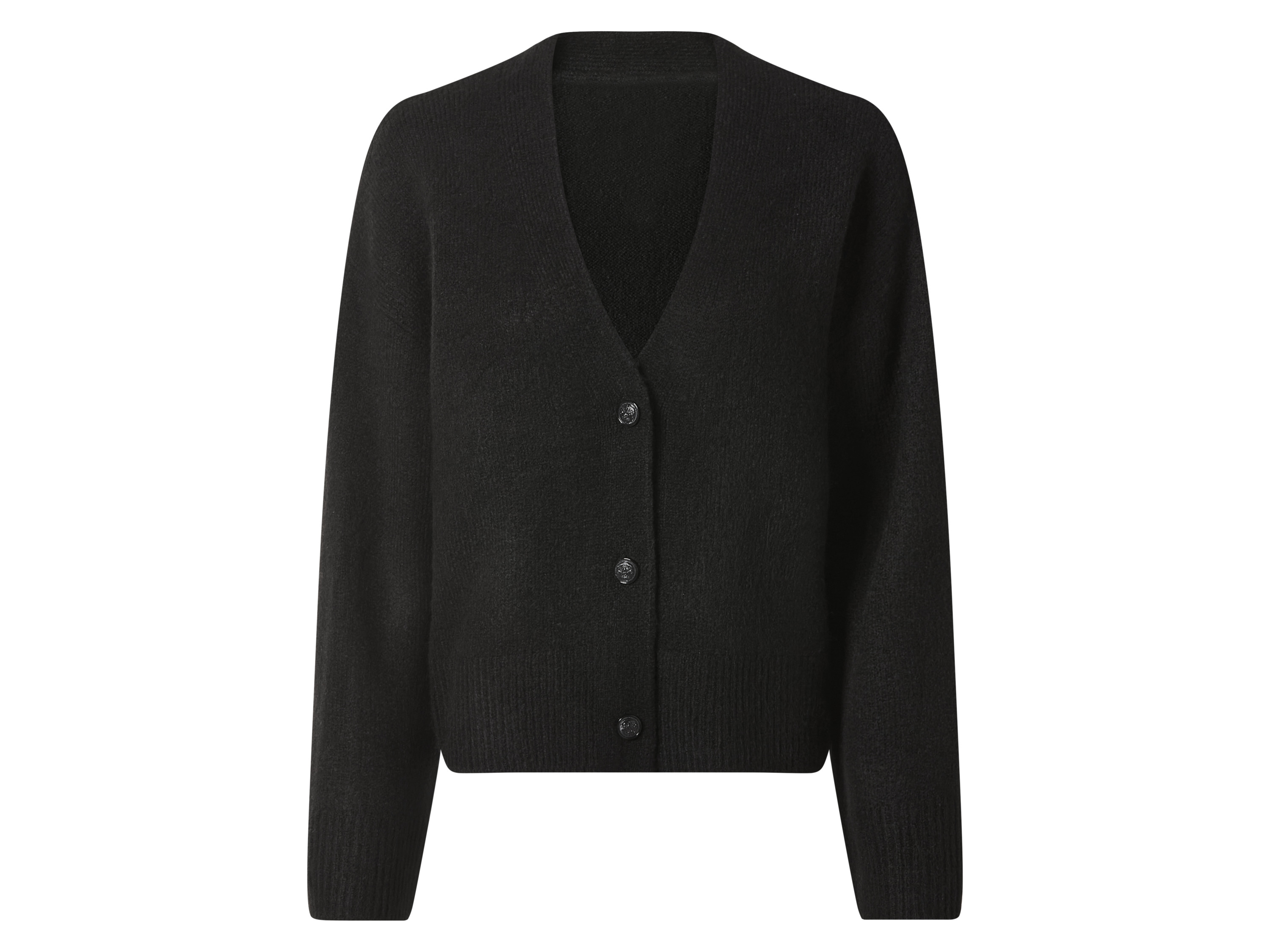 esmara® Kardigan damski (Czarny, L (44-46))