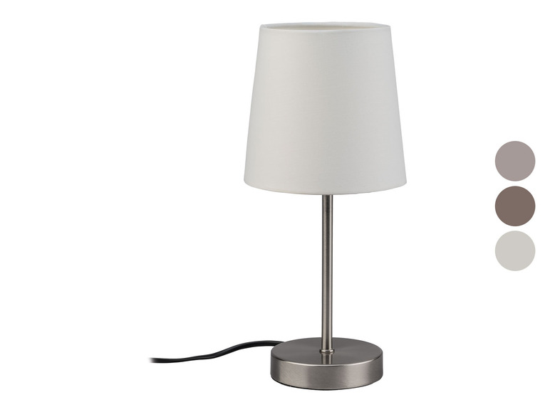 Pełny ekran: LIVARNO home Lampa stołowa LED z tekstylnym kloszem - zdjęcie 1