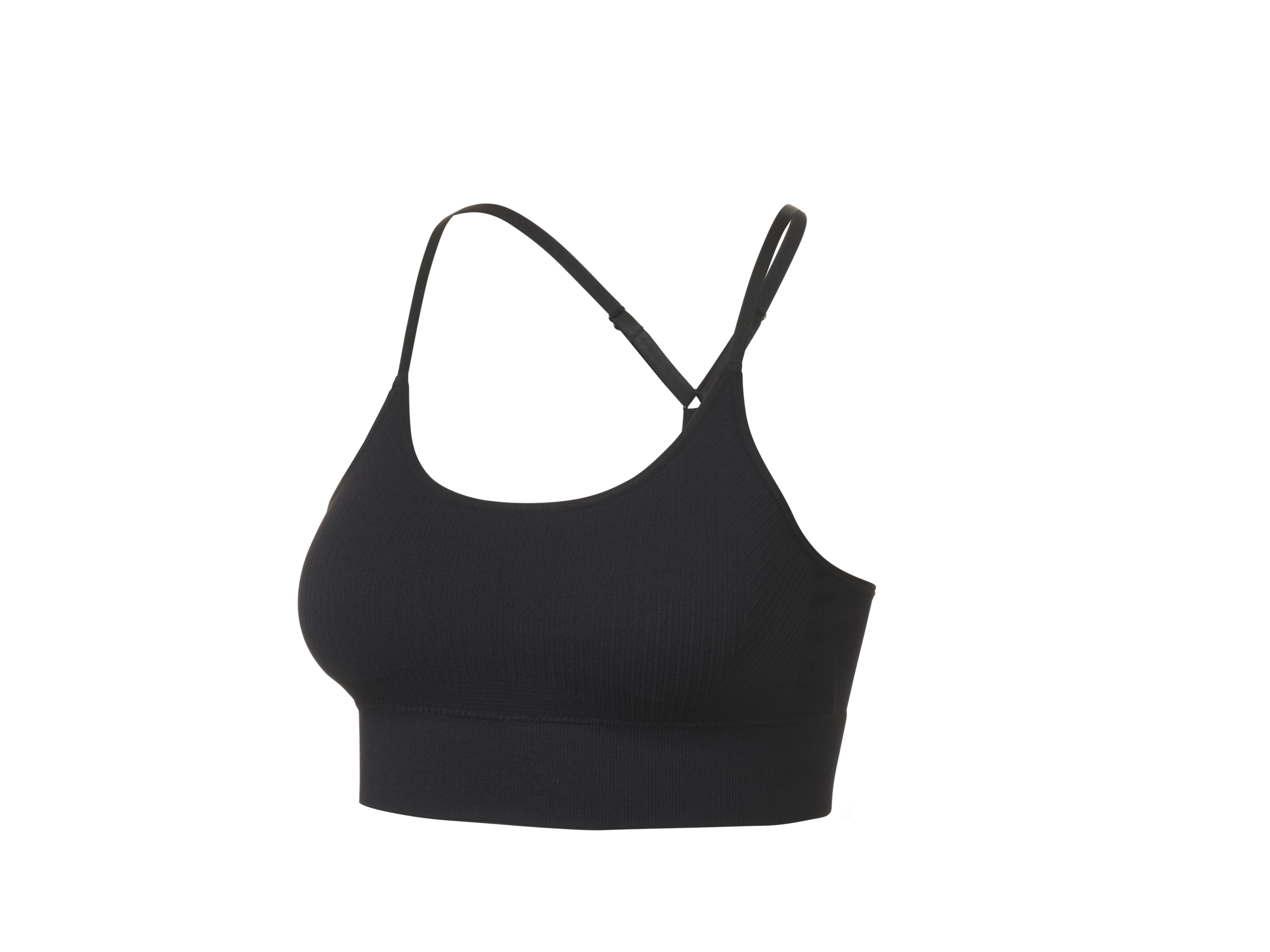 CRIVIT Biustonosz sportowy prążkowany, light level 