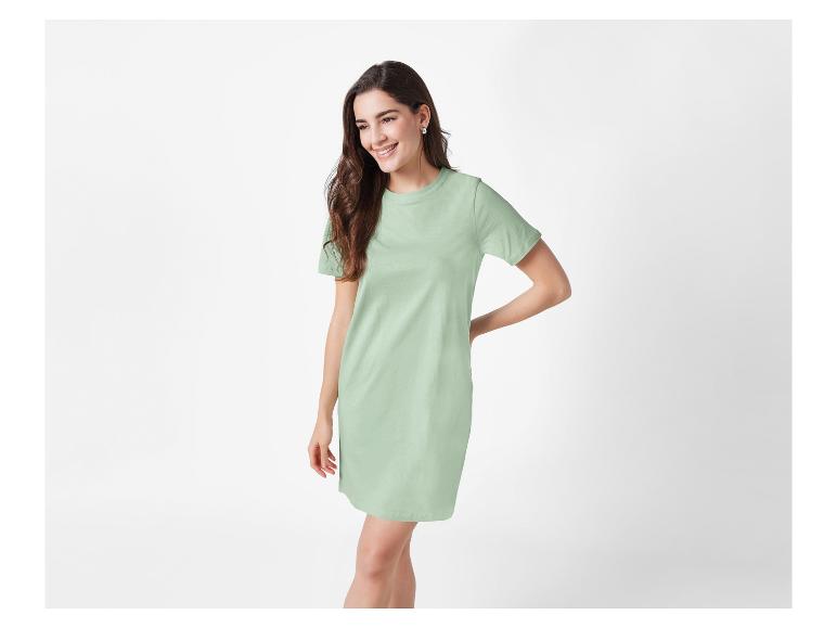 Sukienka t-shirtowa damska z bawełny organicznej; Sukienka t-shirtowa damska z bawełny organicznej