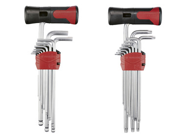 PARKSIDE® Zestaw kluczy imbusowych lub Torx, 11 elementów