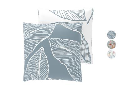 LIVARNO® Poszewki z mikrowłókna satynowego, 2 sztuki, 40 x 40 cm