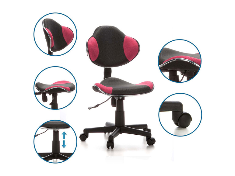Pełny ekran: hjh OFFICE Krzesło obrotowe OFFICE KIDDY GTI-2 - zdjęcie 3