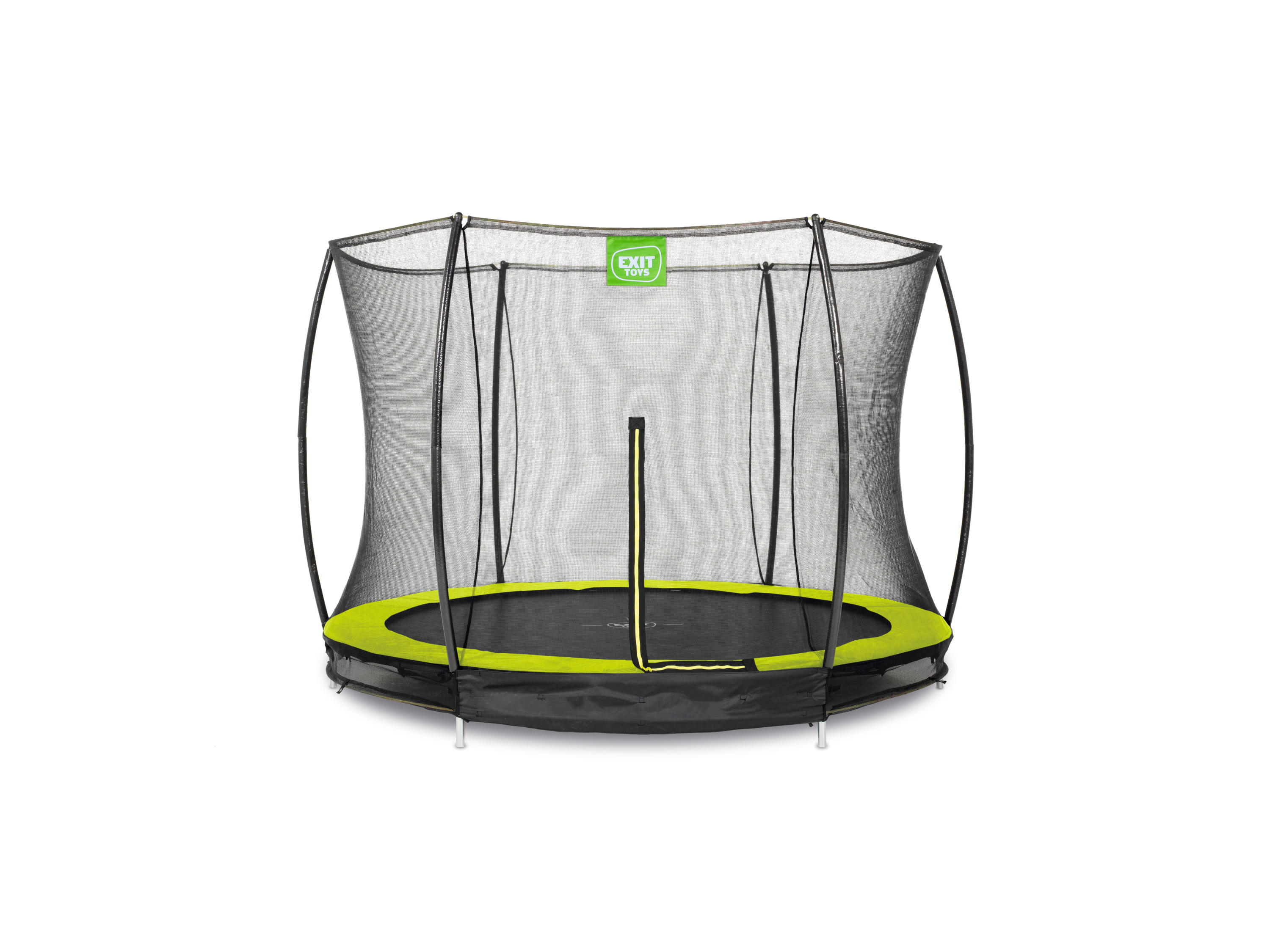 EXIT TOYS Trampolina ziemna Silhouette z siatką ochronną (ø 244 cm)