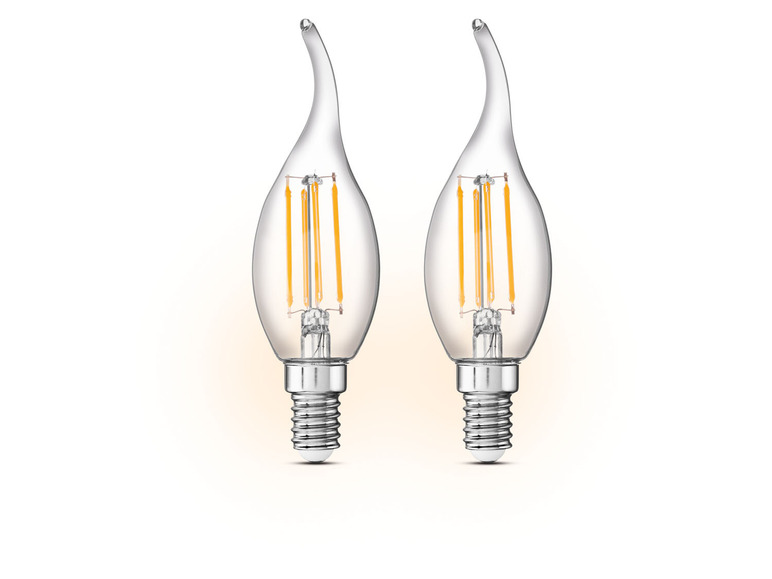 Pełny ekran: LIVARNO home Żarówki filamentowe LED E27 / E14, 1 lub 2 szt. - zdjęcie 12