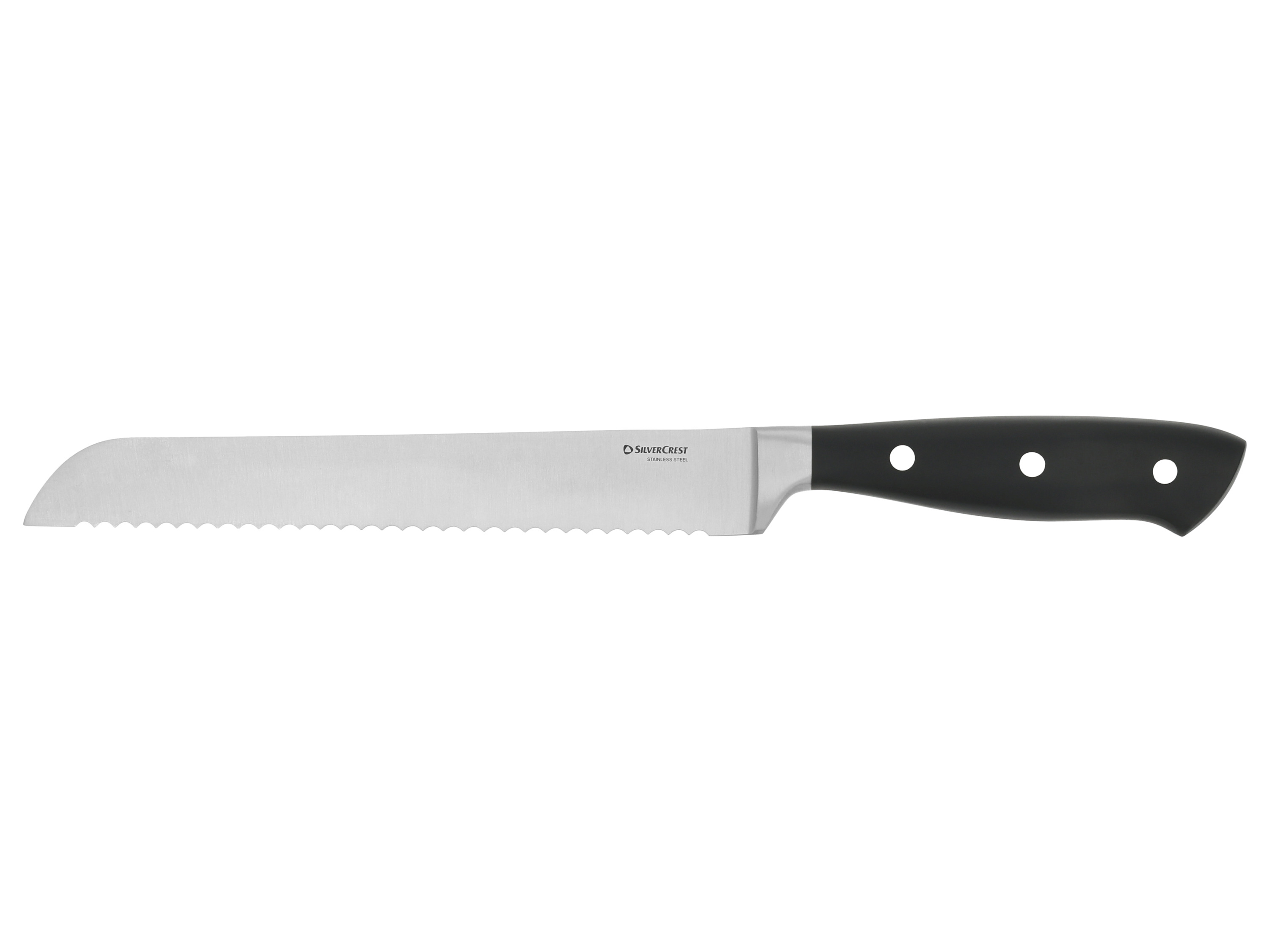 SILVERCREST® Nóż do chleba / Nóż do trybowania / Ostrzałka prętowa