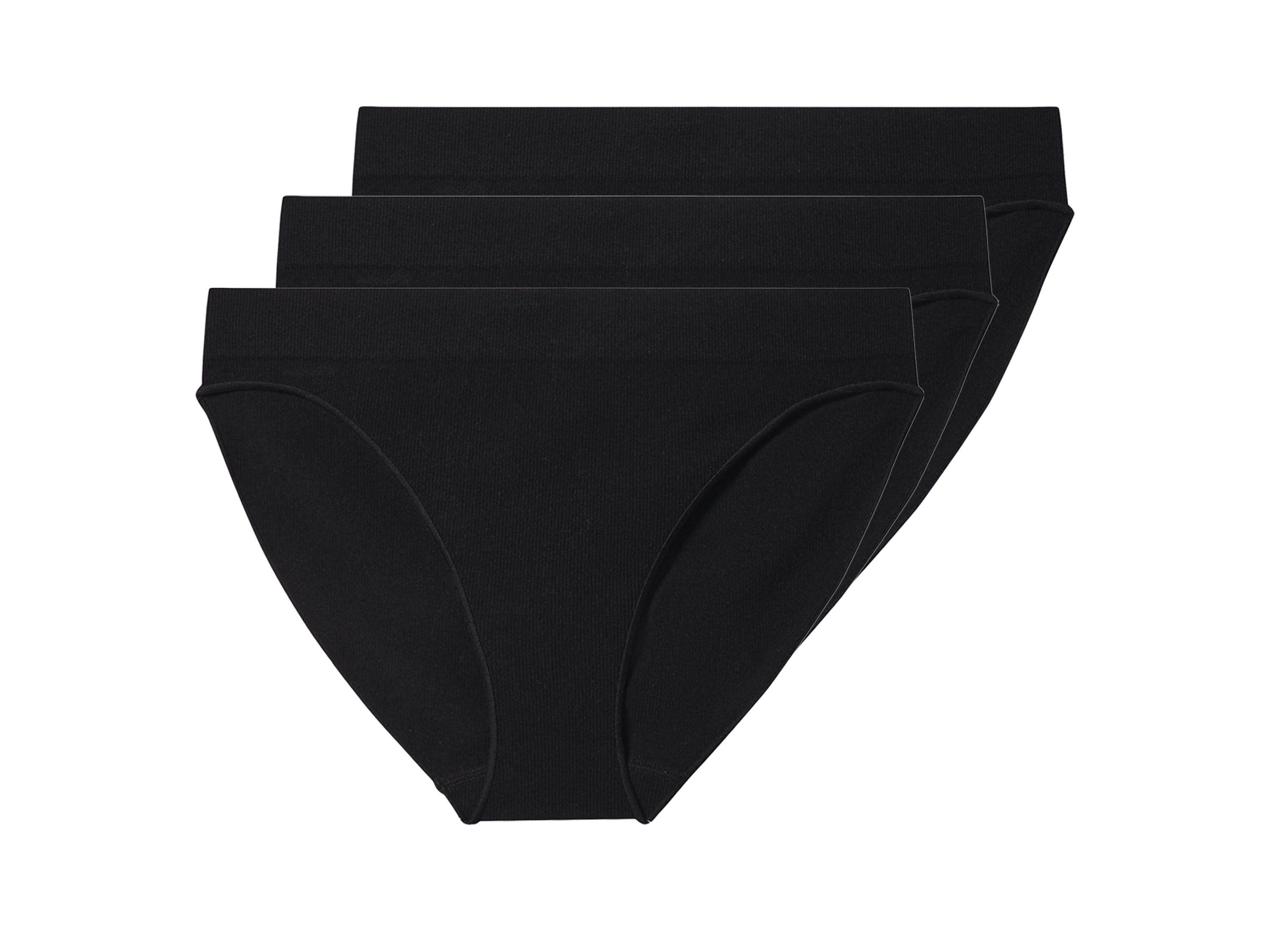 esmara® Majtki figi damskie prążkowane, 3 pary