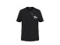 Czarny T-shirt z napisem „ROAD TRIPPIN”