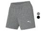 Szorty Puma w kolorze melanżu szarego, dostępne w szarym i czarnym kolorze.