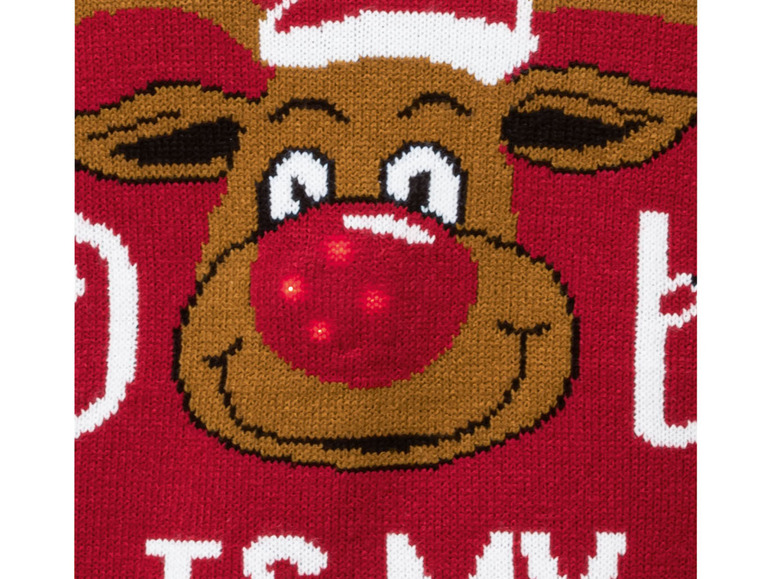 Pełny ekran: LIVERGY® Sweter świąteczny męski z efektem LED - zdjęcie 11