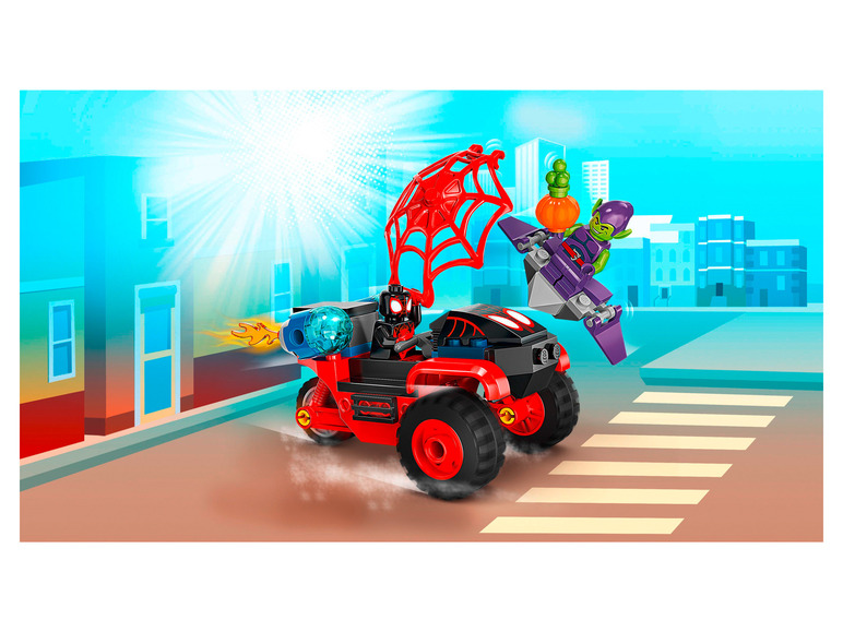 Pełny ekran: LEGO® Spidey und Super-Freunde 10781 Miles Morales: Technotrójkołowiec Spider-Mana - zdjęcie 3