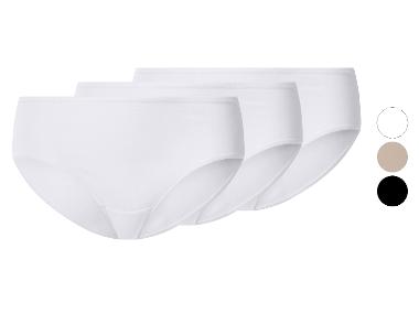 esmara® Majtki hipstery damskie z bawełną, 3 pary