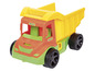 Żółta ciężarówka Wader do zabawy z otwieraną skrzynią ładunkową.