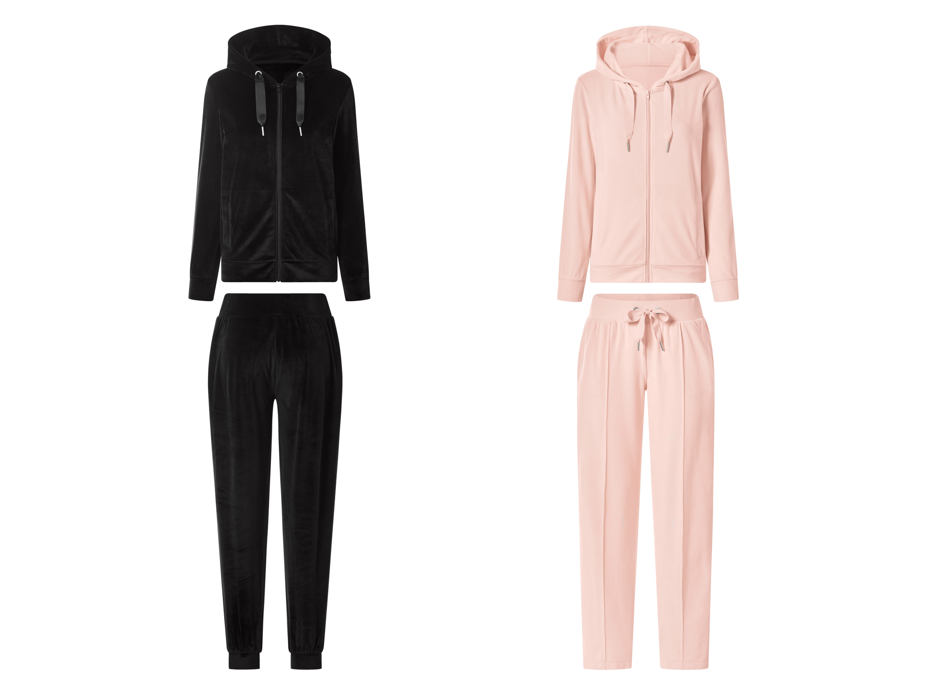 ESMARA® Dres domowy z weluru damski