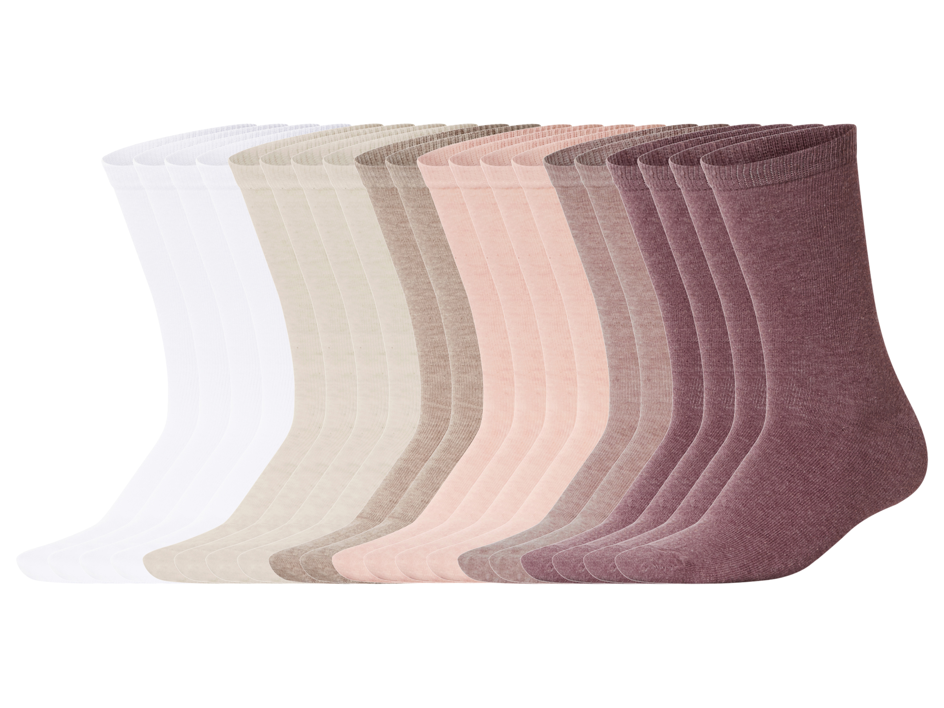 esmara® Skarpetki damskie z bawełną, 20 par 