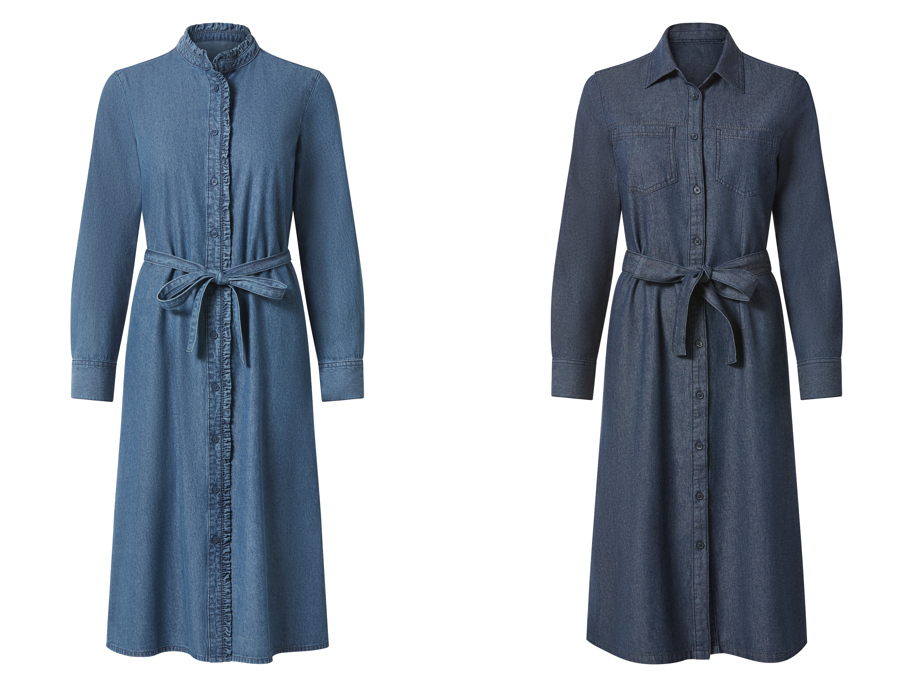 esmara® Sukienka jeansowa damska z bawełny