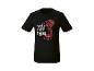 Czarny t-shirt z czerwonym nadrukiem wiertarki i napisem „YOU GOT THIS!”