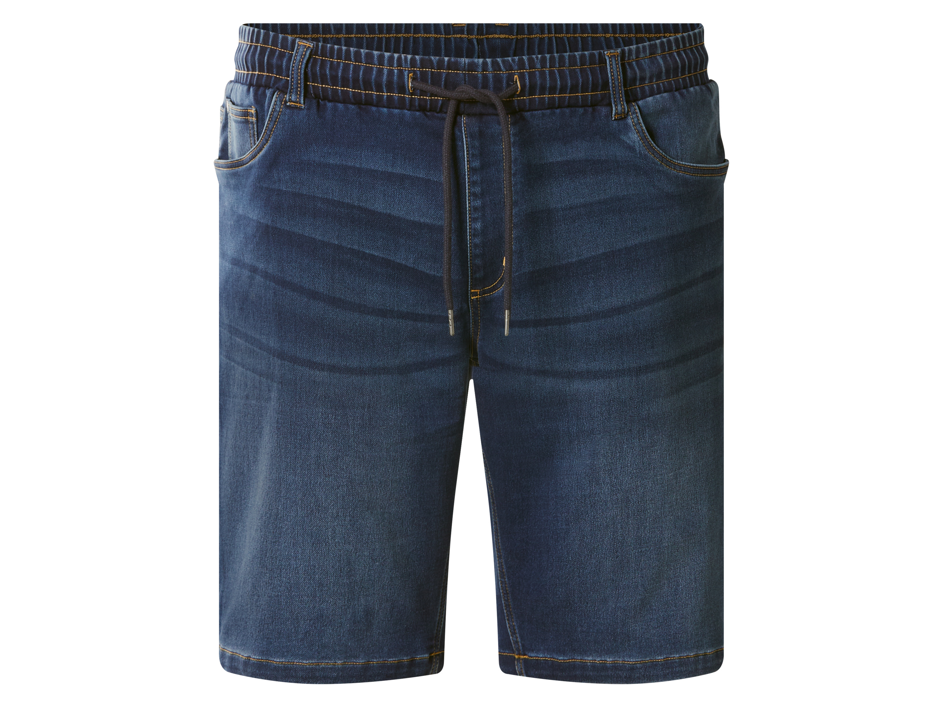 esmara Men Spodnie bermudy męskie z dresowego denimu  