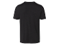 Czarny t-shirt z krótkim rękawem.