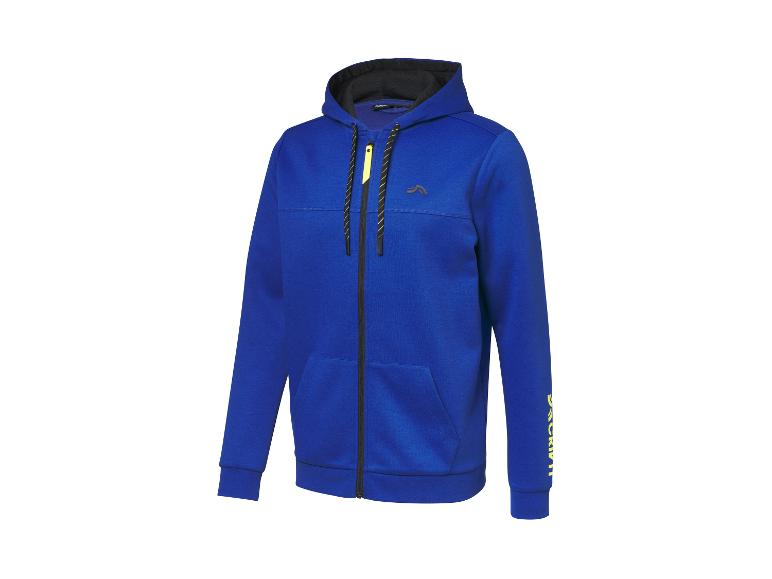 Męska bluza z kapturem Jack Wolfskin w kolorze niebieskim.