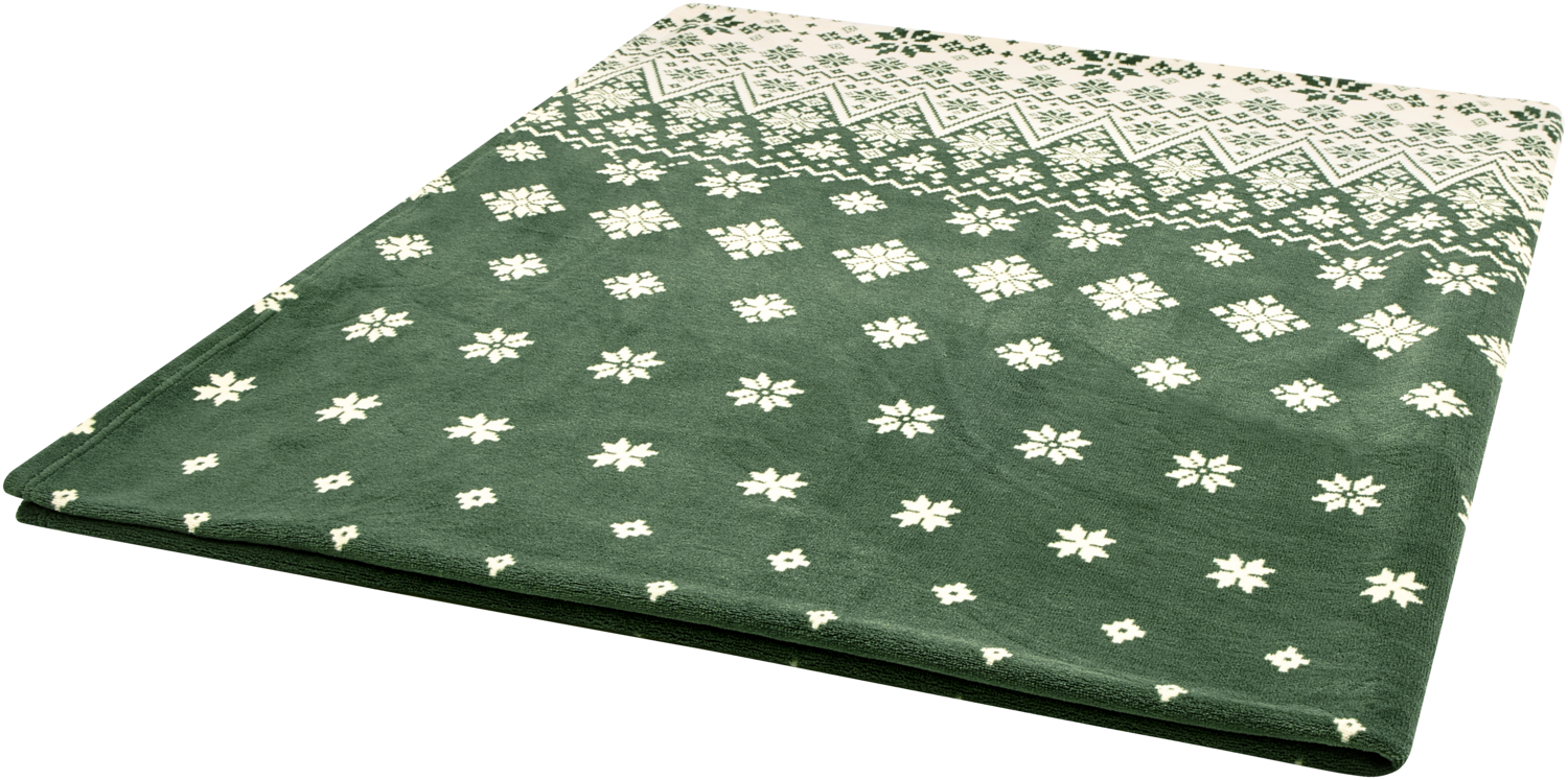 LIVARNO® Koc z mikrofibry, 180x220 cm  (zielony)