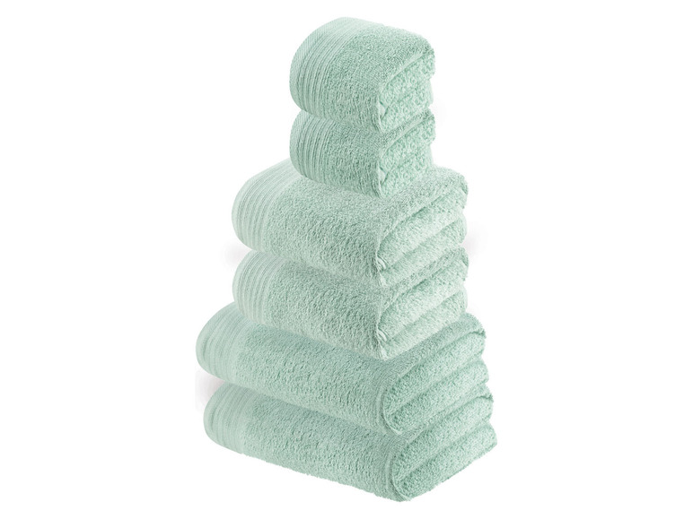 Pełny ekran: Livarno Home Zestaw ręczników frotté z bawełny, 6 sztuk - zdjęcie 2