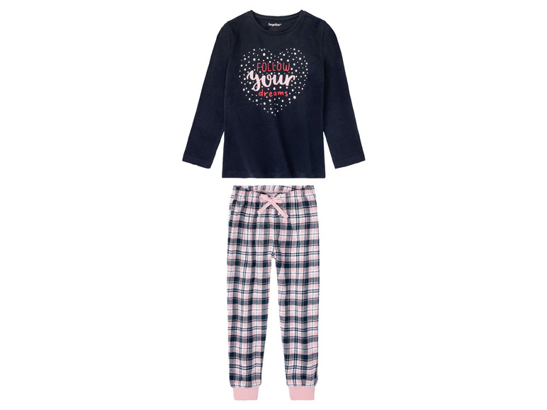 Pełny ekran: lupilu® Piżama dziewczęca z bawełny (koszulka + spodnie) - zdjęcie 9