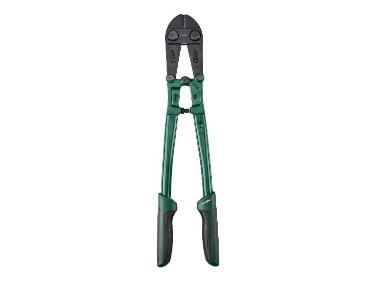 Zielone nożyce do śrub Parkside z czarnymi uchwytami