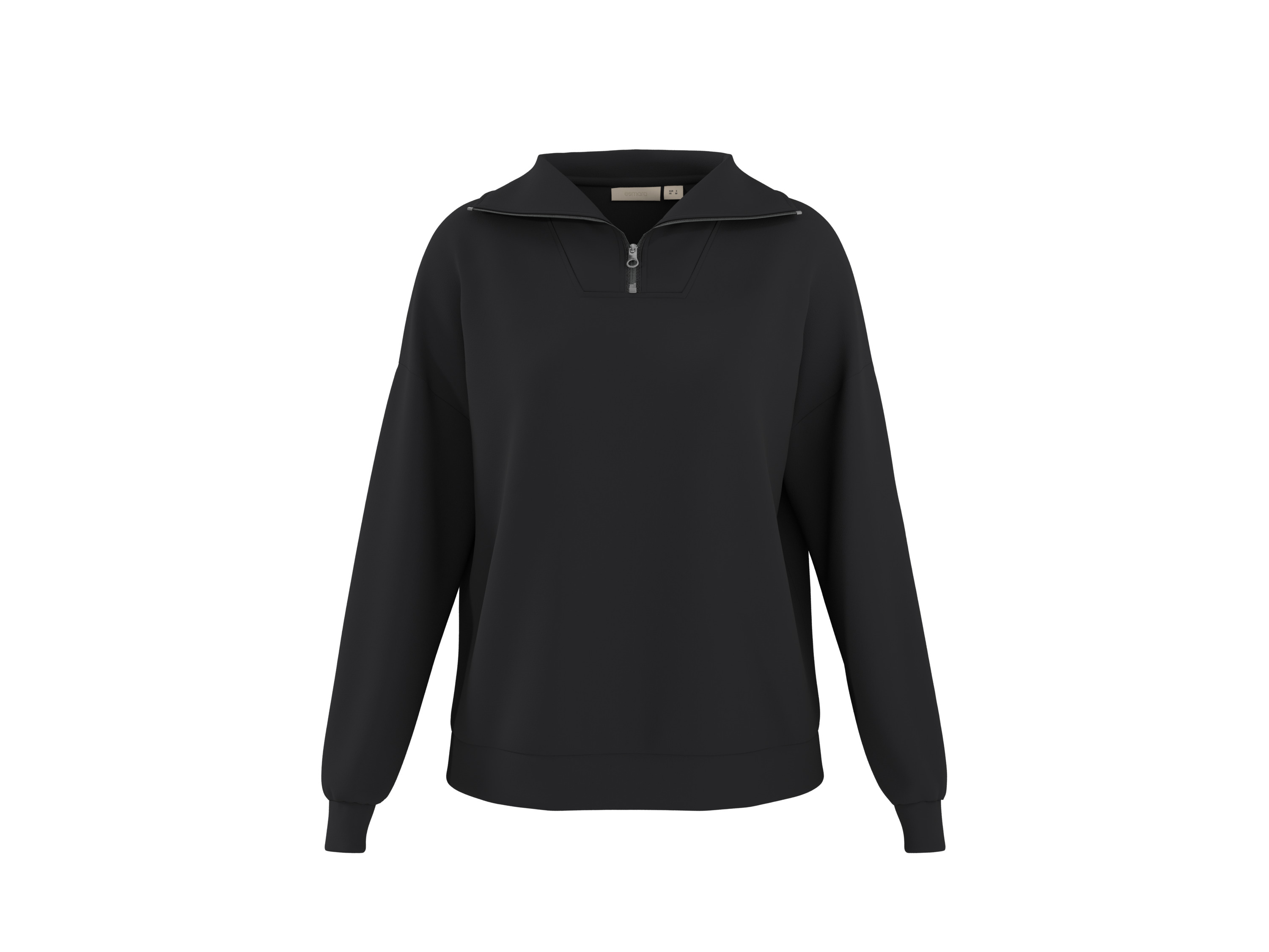 ESMARA® Bluza dresowa damska (Czarny, XS (32/34))