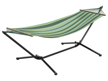 LIVARNO home Hamak na stelażu, zielony | LIDL.PL