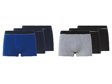 esmara Men Bokserki męskie z biobawełną, 3 pary