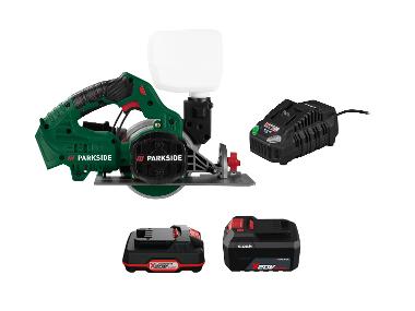 PARKSIDE® Zestaw 20 V Przecinarka do płytek z akumulatorem 2 Ah i 4 Ah i ładowarką 120 W