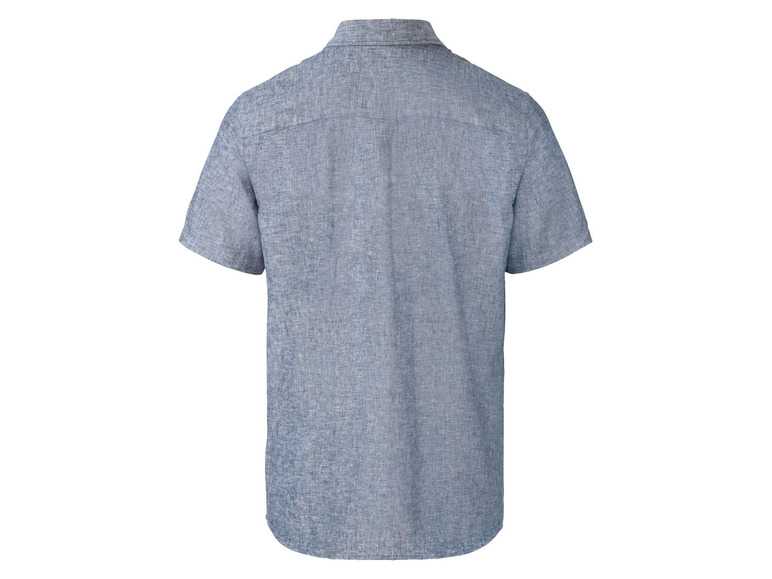 Pełny ekran: LIVERGY® Koszula męska z lnem i bawełną - zdjęcie 7