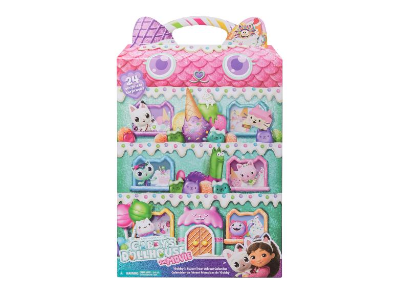 Kalendarz adwentowy Gabby's Dollhouse Sweet Treat z 24 niespodziankami.