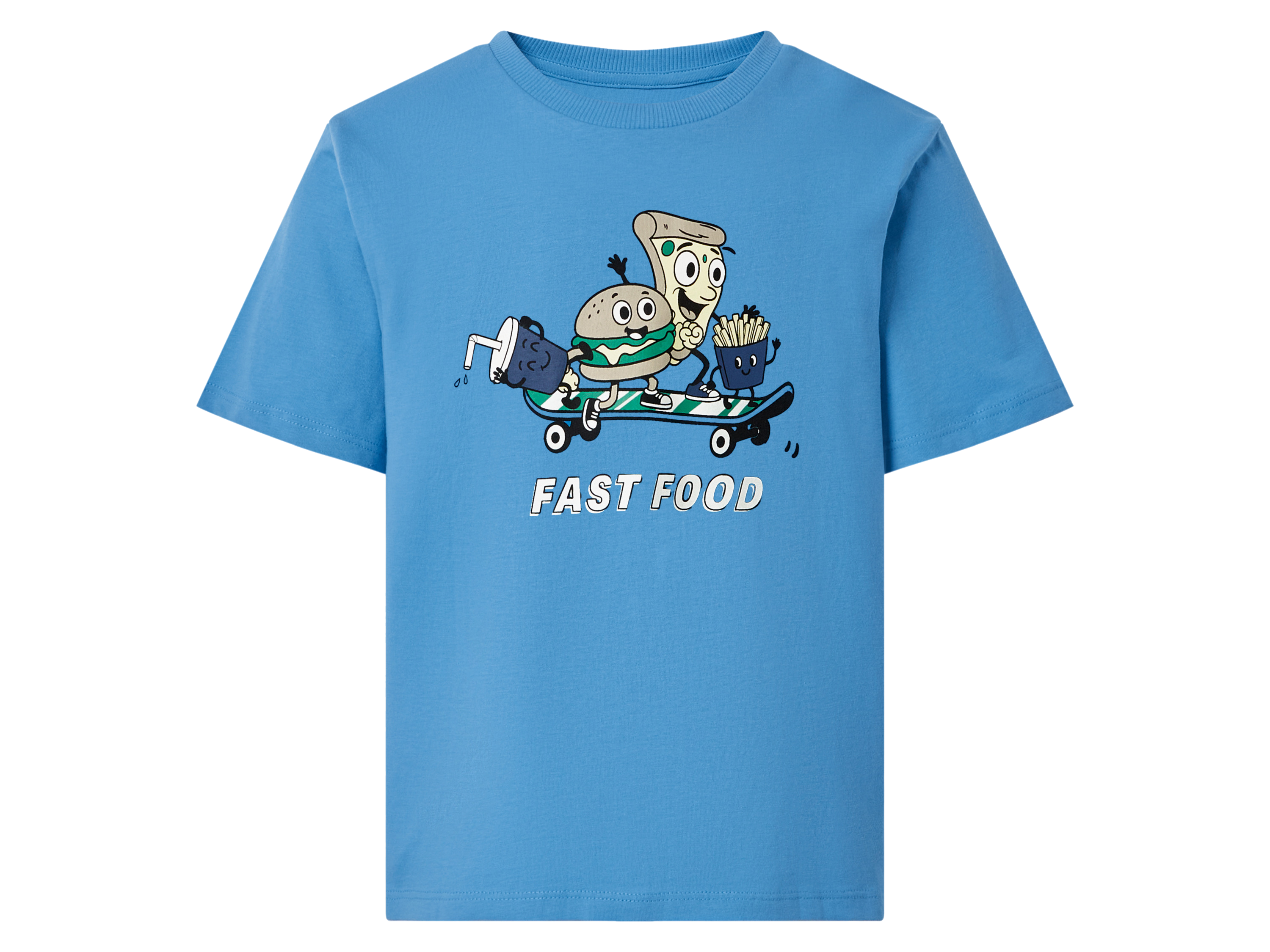 NAME IT T-shirt dziecięcy (Niebieski, 122/128)