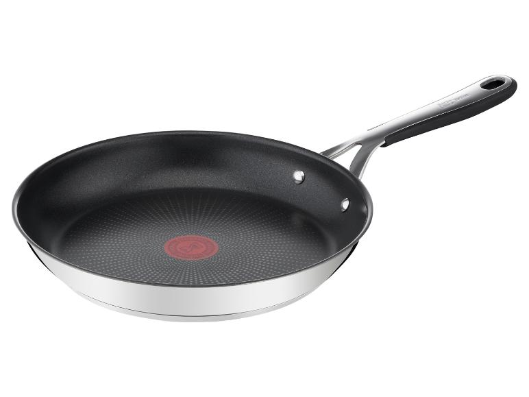 Patelnia Jamie Oliver Tefal z powłoką nieprzywierającą i srebrną rączką