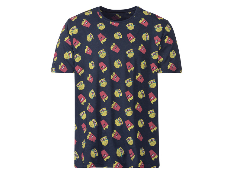 Pełny ekran: LIVERGY® Piżama męska z nadrukiem (t-shirt + szorty) - zdjęcie 8